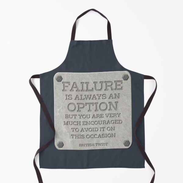 Item preview, Failure Is Always An Option - British Twist (Stone) designed and sold by Fanarchist.
