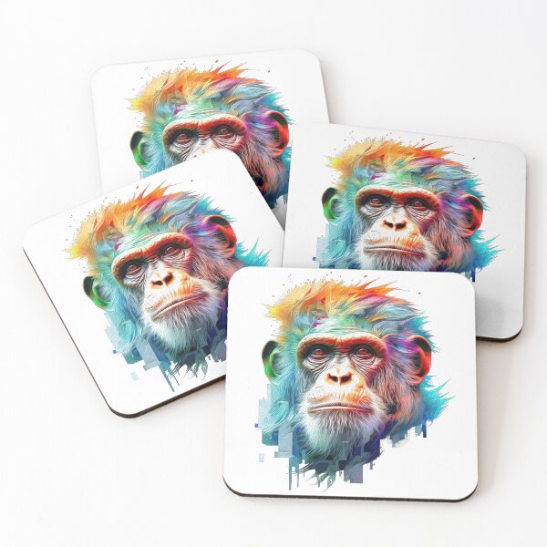 Item preview, Chimpanzee, Digital Painting designed and sold by OlmArtify.