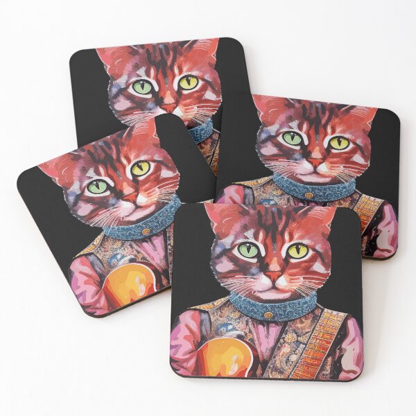 Item preview, Cat in Evening Wear designed and sold by TheFrenchVegan.