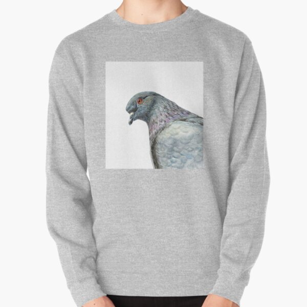 Watercolor painting of a pigeon Pullover Sweatshirt