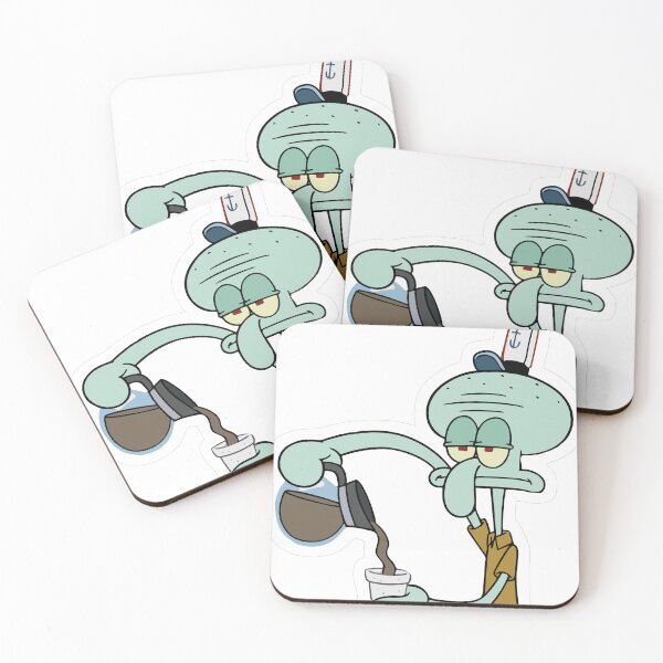 Item preview, Squidward sticker designed and sold by Little Paws.