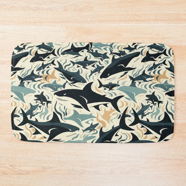 Item preview, Shark Pattern for Ocean Lovers designed and sold by EffatDezign.