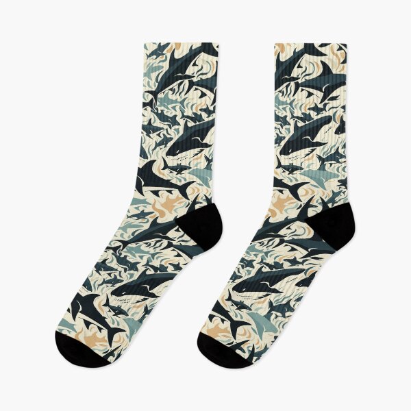 Item preview, Shark Pattern for Ocean Lovers designed and sold by EffatDezign.