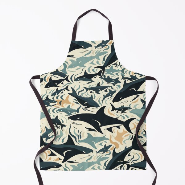 Item preview, Shark Pattern for Ocean Lovers designed and sold by EffatDezign.