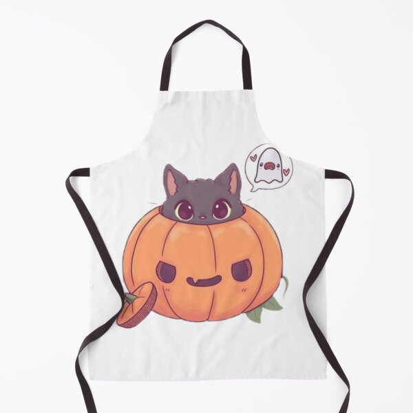 Item preview, Spooky cat in a pumpkin halloween designed and sold by BrontesWhimsyStore.