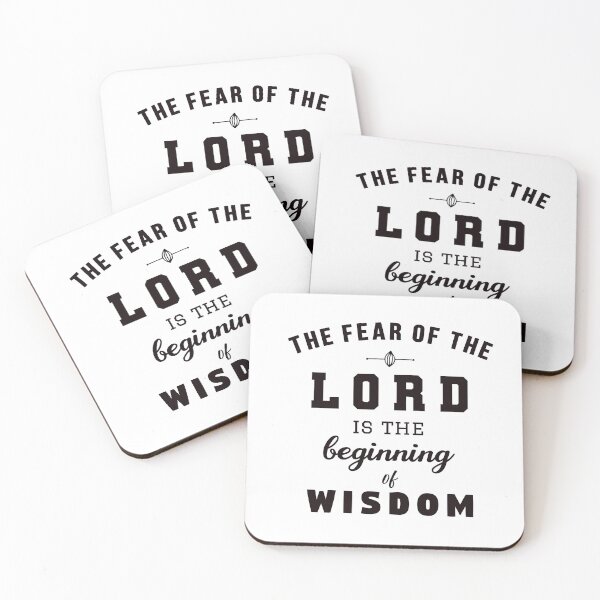 Item preview, The fear of the Lord is the beginning of wisdom designed and sold by mattlee20.