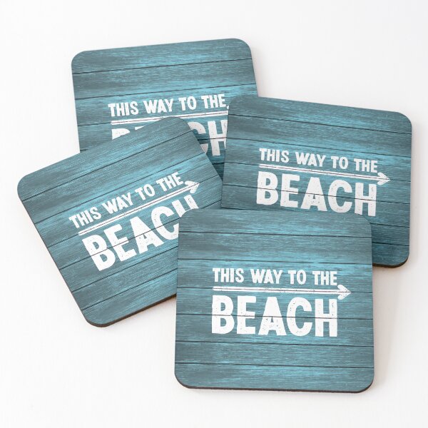 Item preview, This Way to the Beach Sign Vacation Summer  designed and sold by Team150Designz.