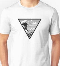 Great Wave Off Kanagawa Synth Waves Unisex T-Shirt