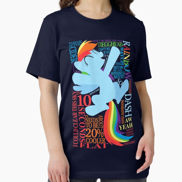 Item preview, The Many Words of Rainbow Dash designed and sold by Cole Donnerstag.