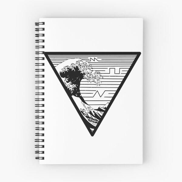 Item preview, Great Wave Off Kanagawa Synth Waves designed and sold by soundsociety.