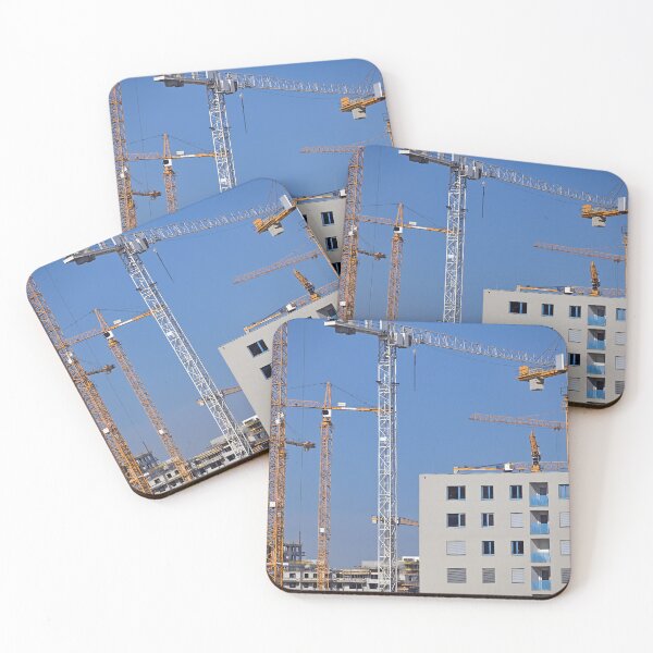 Item preview, Cranes and new buildings construction site industry designed and sold by goceris.