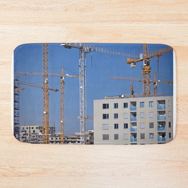 Item preview, Cranes and new buildings construction site industry designed and sold by goceris.