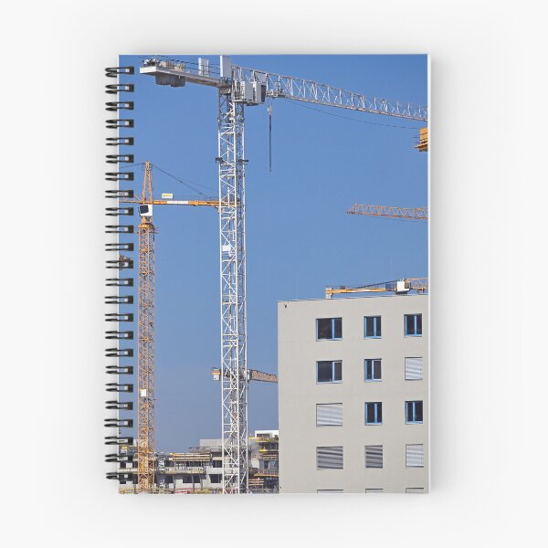 Aperçu de l'œuvre Industrie des chantiers de construction de grues et de bâtiments neufs créée et vendue par goceris.
