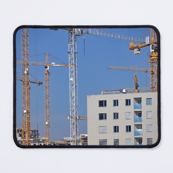 Item preview, Cranes and new buildings construction site industry designed and sold by goceris.