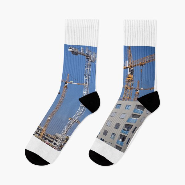 Item preview, Cranes and new buildings construction site industry designed and sold by goceris.