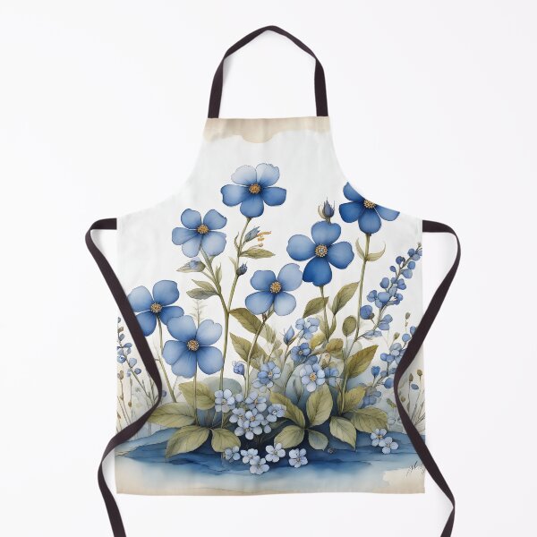 Item preview, little blue flowers designed and sold by Bernd Friese.