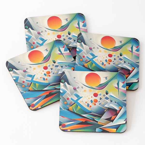 Item preview, Geometric design abstract fashion top designed and sold by artmanikin.