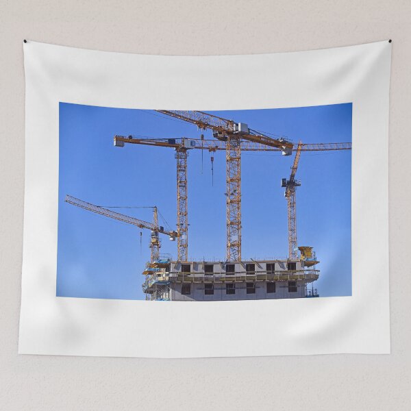 Item preview, Constructions cranes and new building construction site industry designed and sold by goceris.