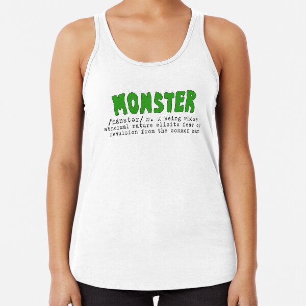 Monster Definition - Green Racerback Tank Top