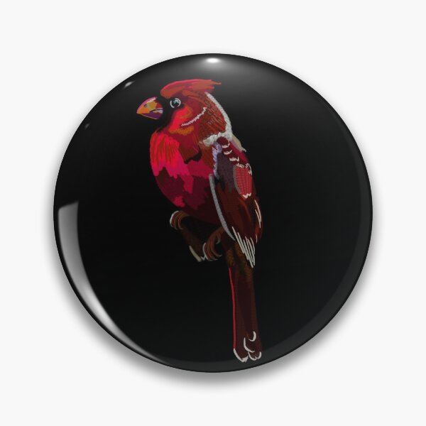 Item preview, Spirograph Northern Cardinal Red Bird designed and sold by RachelEDesigns.