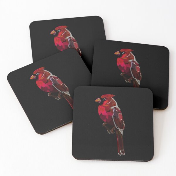 Item preview, Spirograph Northern Cardinal Red Bird designed and sold by RachelEDesigns.