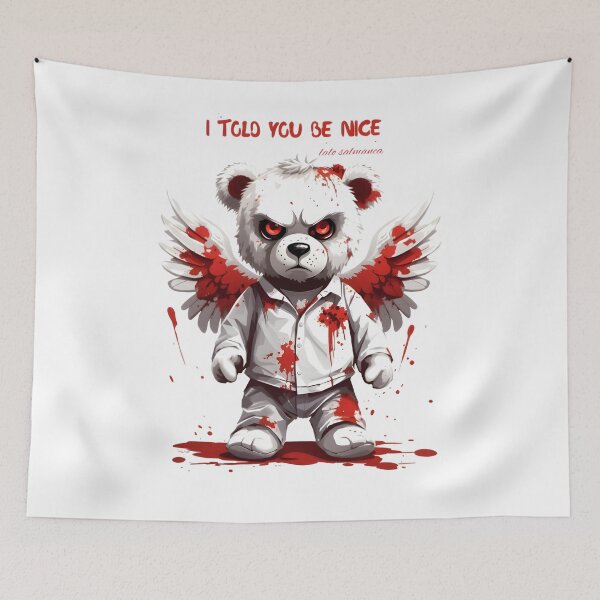 Item preview, Lalo Salamanca's Bloody Winged Bear designed and sold by DRESSED-UP-CUBS.