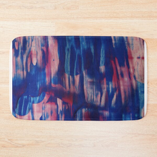 Item preview, Blue and Pink abstract Painting designed and sold by BadgerCastle.