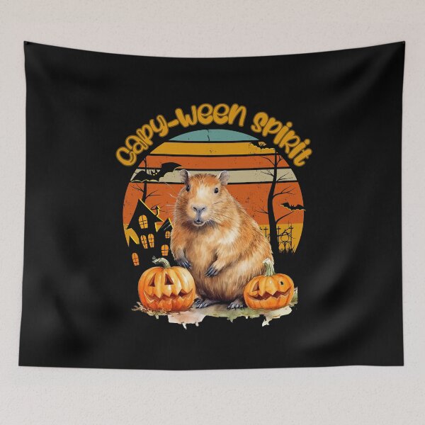 Item preview, Capy-ween Spirit for Halloween from capybara designed and sold by CleanDecor.