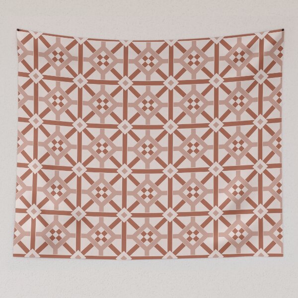 Item preview, Geometric Pattern: Seville: Umber Light designed and sold by Red Wolf.