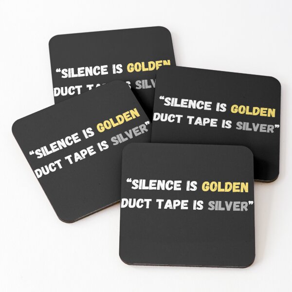 Item preview, Silence is golden designed and sold by OlmArtify.
