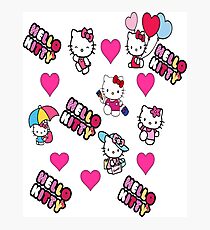 Hello Kitty - Hello Kitty Design Photographic Print