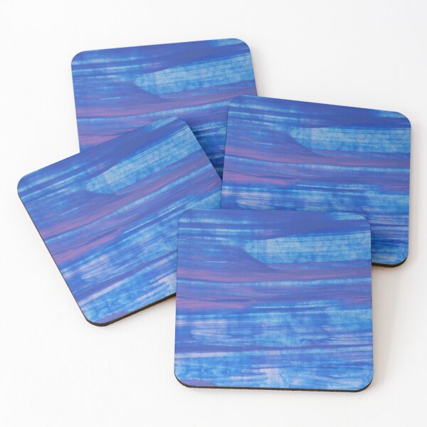 Item preview, Blue and Purple abstract Painting designed and sold by BadgerCastle.