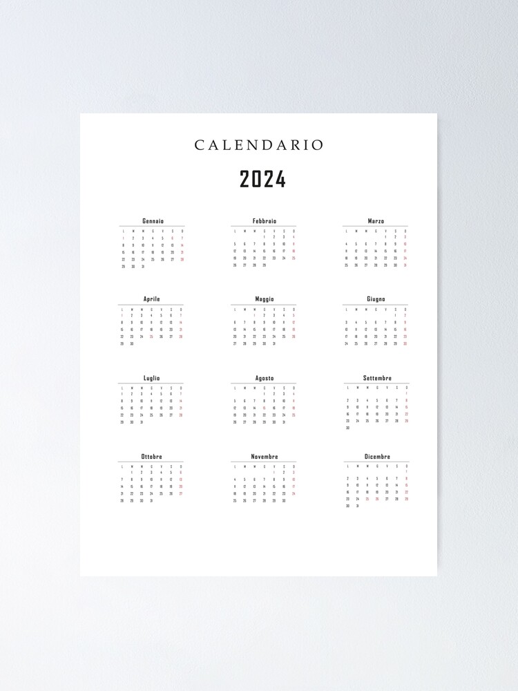 2024-calendar-minimalist-on-italian-language-with-italian-holidays-poster-for-sale-by-elenapost-redbubble