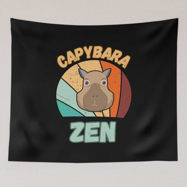 Item preview, Capybara Zen - Balanced Life And Inner Peace designed and sold by CleanDecor.