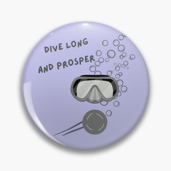 Item preview, Dive Long and Prosper scuba diver  designed and sold by Mandyg28.