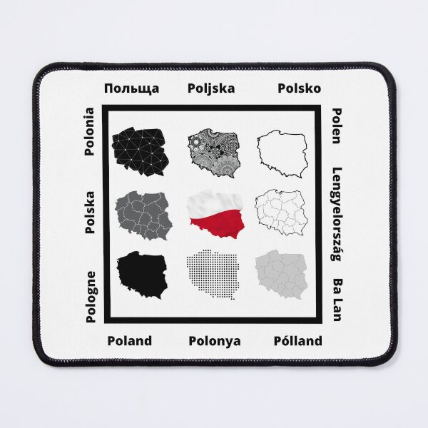 Item preview, Poland in different languages designed and sold by Viking60North.