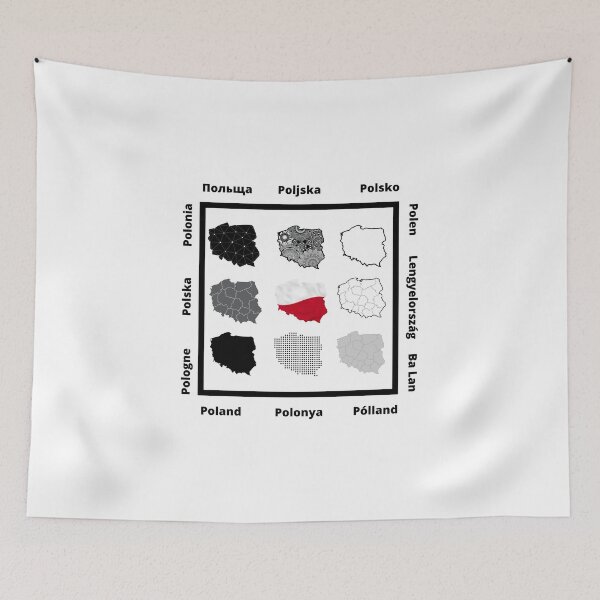 Item preview, Poland in different languages designed and sold by Viking60North.