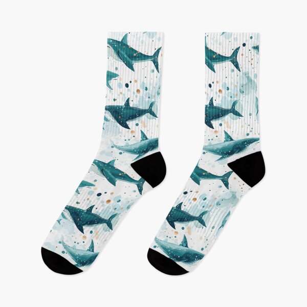 Item preview, Discover the Majesty of the Ocean with Shark Patterns designed and sold by EffatDezign.