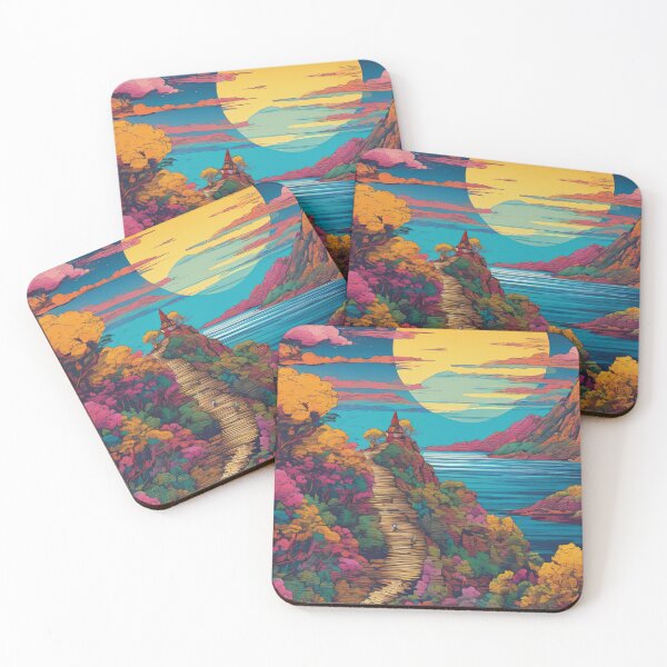 Item preview, Vibrant landscape scenery designed and sold by Viesii.