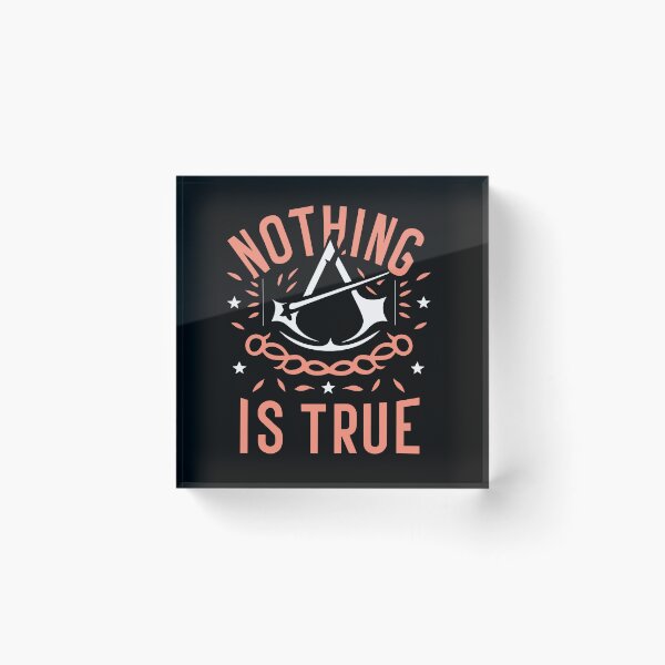Item preview, Eternal Motto: Assassin's Creed Quote Art designed and sold by CesArt  D..