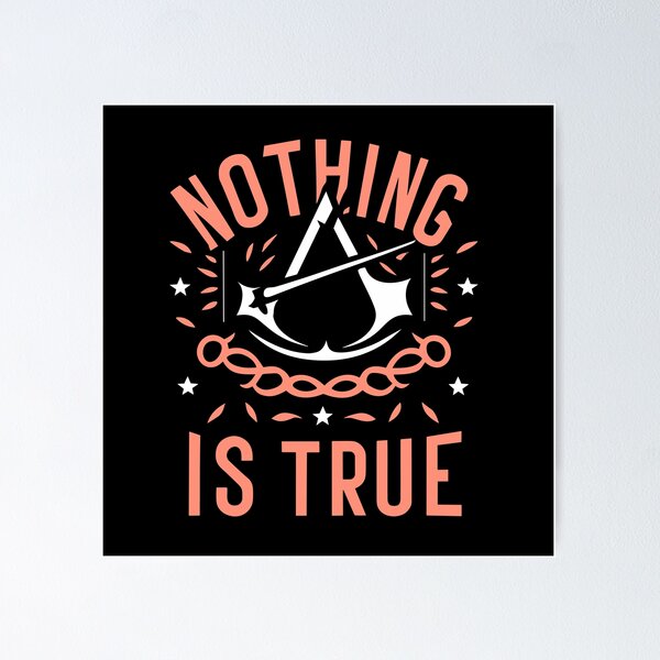 Item preview, Eternal Motto: Assassin's Creed Quote Art designed and sold by CesArt  D..