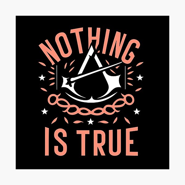Item preview, Eternal Motto: Assassin's Creed Quote Art designed and sold by CesArt  D..