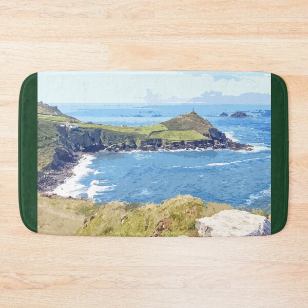 Item preview, Cape Cornwall.  Cornish gift Kernow Travel location poster designed and sold by BarbaraGlebska.
