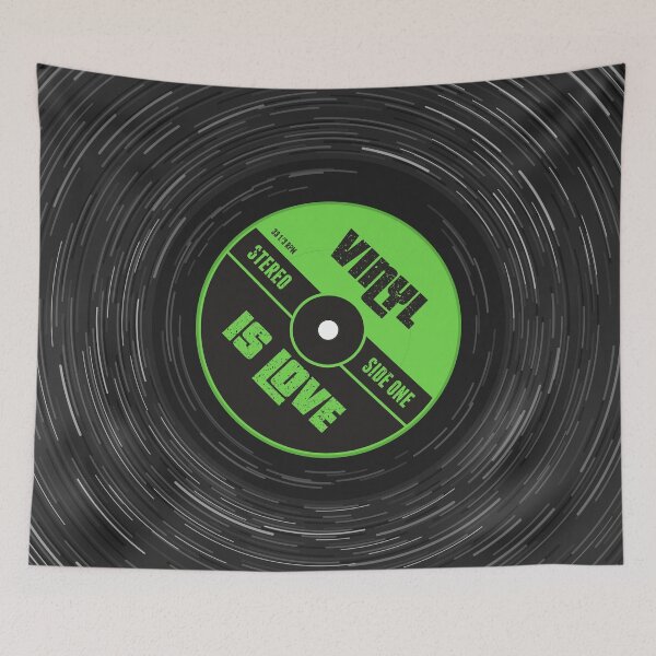Item preview, Vinyl Love (green) designed and sold by animinimal.