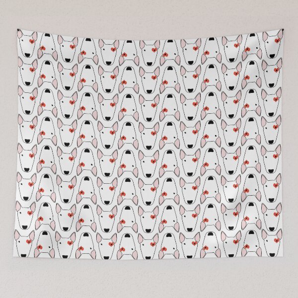 Item preview, White Valentine Bully Gridlock designed and sold by emilydevineart.