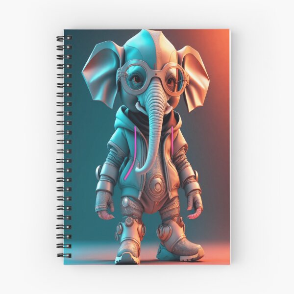 Item preview, Futuristic elephant designed and sold by JAWPoD.
