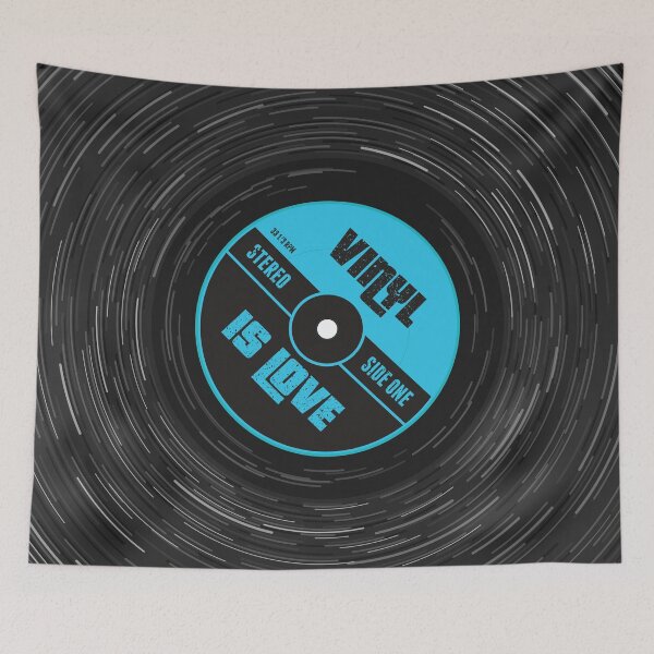Item preview, Vinyl Love (blue) designed and sold by animinimal.