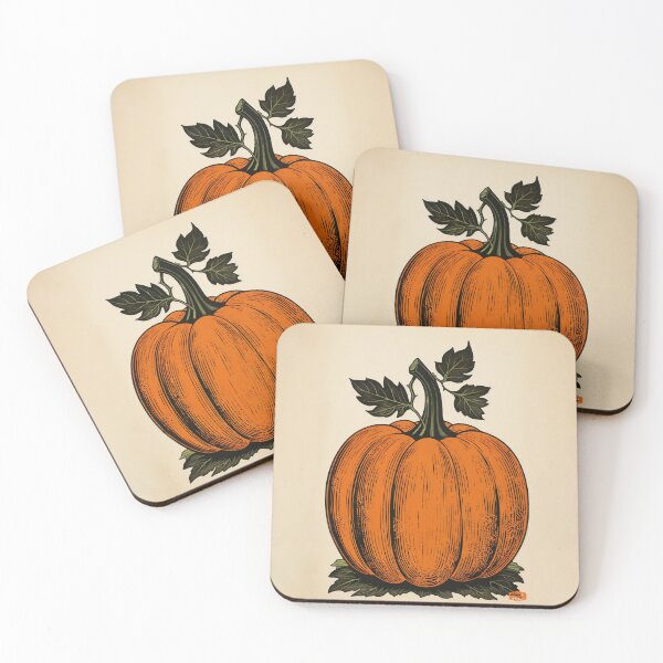 Item preview, Vintage Retro Fall Pumpkin Halloween Print  designed and sold by wizardsncastles.