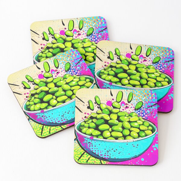Item preview, Edamame Pop Art designed and sold by FunnehGacha.
