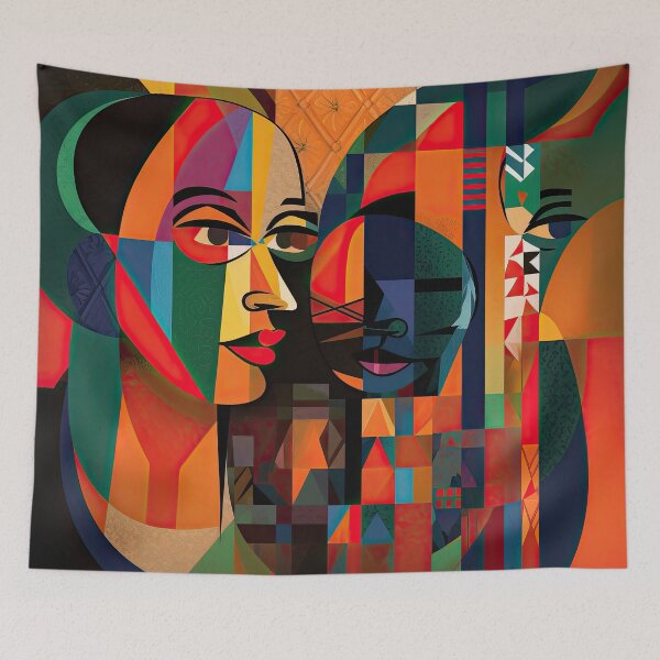Item preview, African Style Bauhaus Design designed and sold by ArtificialGenes.